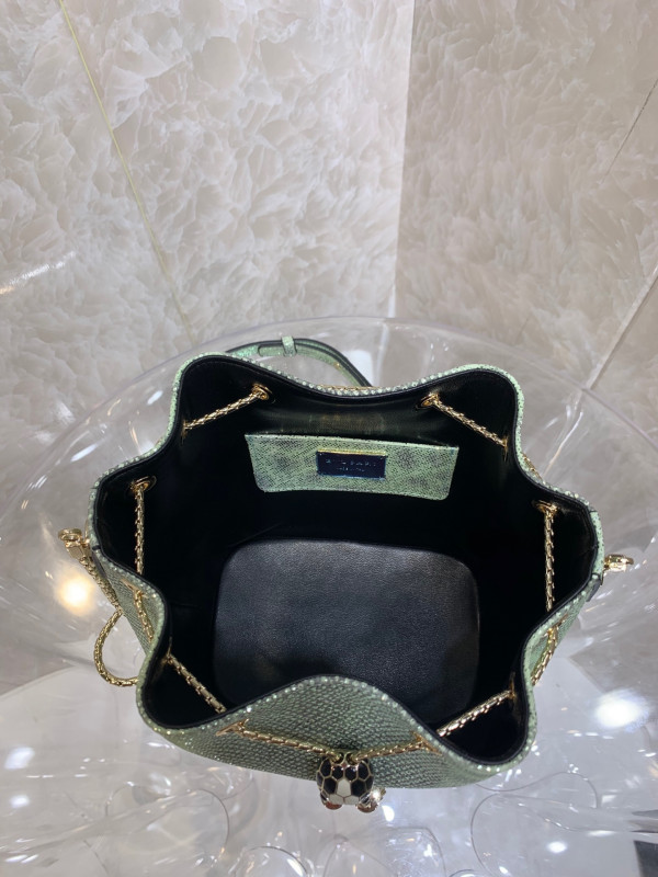 HOT SALE BVLGARI SERPENTI FOREVER BUCKET BAG