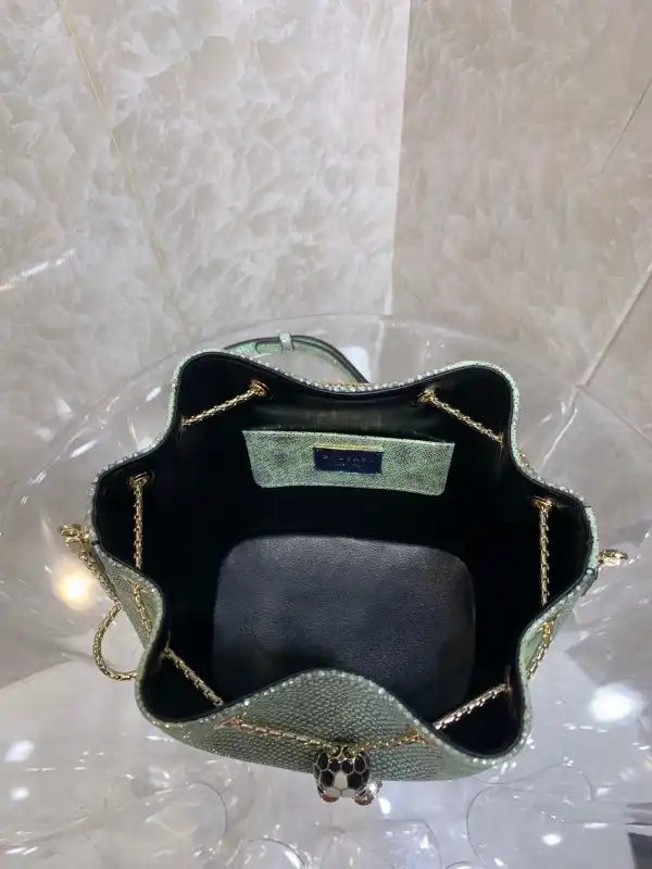 First Bag Ru BVLGARI SERPENTI FOREVER BUCKET BAG