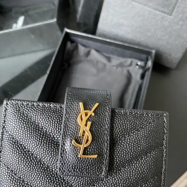 YSL MONOGRAM BUSINESS CARD CASE