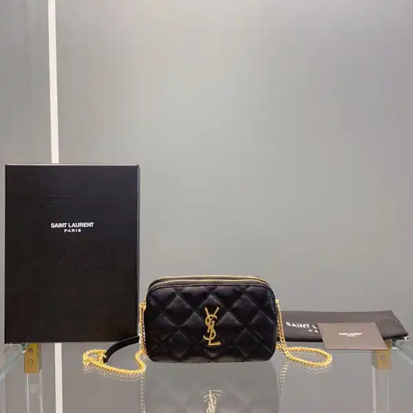 Frstbag ru YSL BECKY DOUBLE-ZIP POUCH IN QUILTED LAMBSKIN