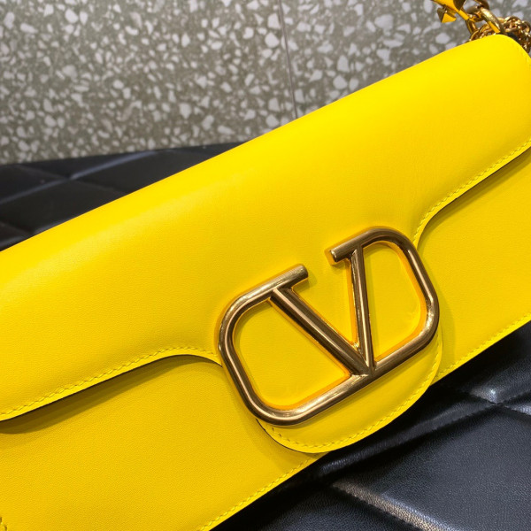 HOT SALE VALENTINO LOCÒ CALFSKIN SHOULDER BAG