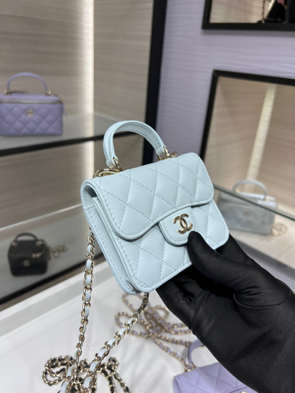 HOT SALE CL FLAP COIN PURSE WITH CHAIN