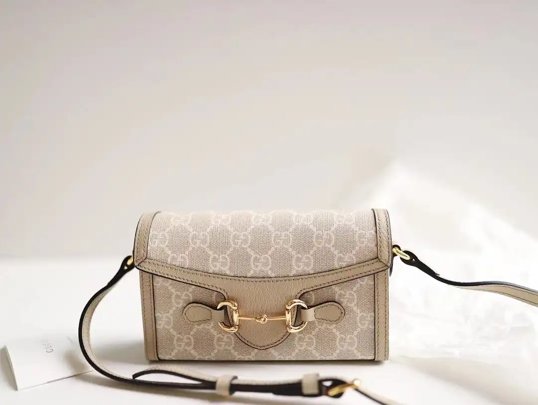 First bag ru GUCCI Horsebit 1955 mini bag