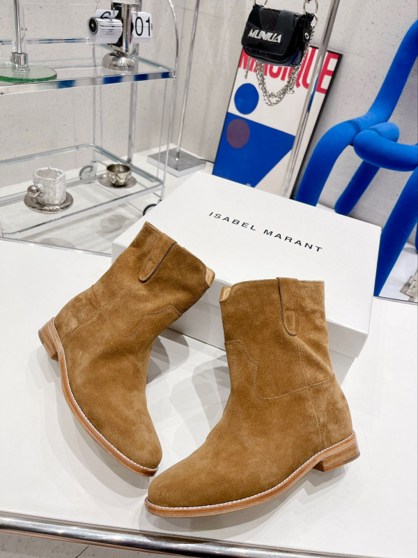 HOT SALE ISABEL MARANT SUSEE SUEDE ANKLE BOOTS