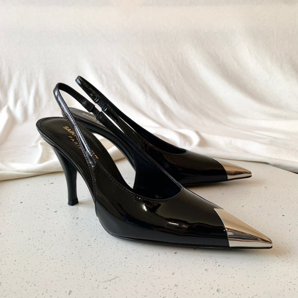 HOT SALE YSL VESPER SLINGBACK PUMPS