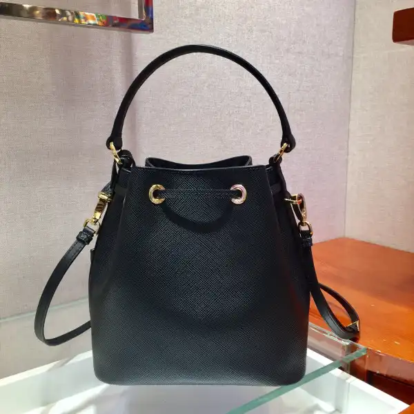 Yupoo bagsoffer PRADA Saffiano Leather Bucket Bag