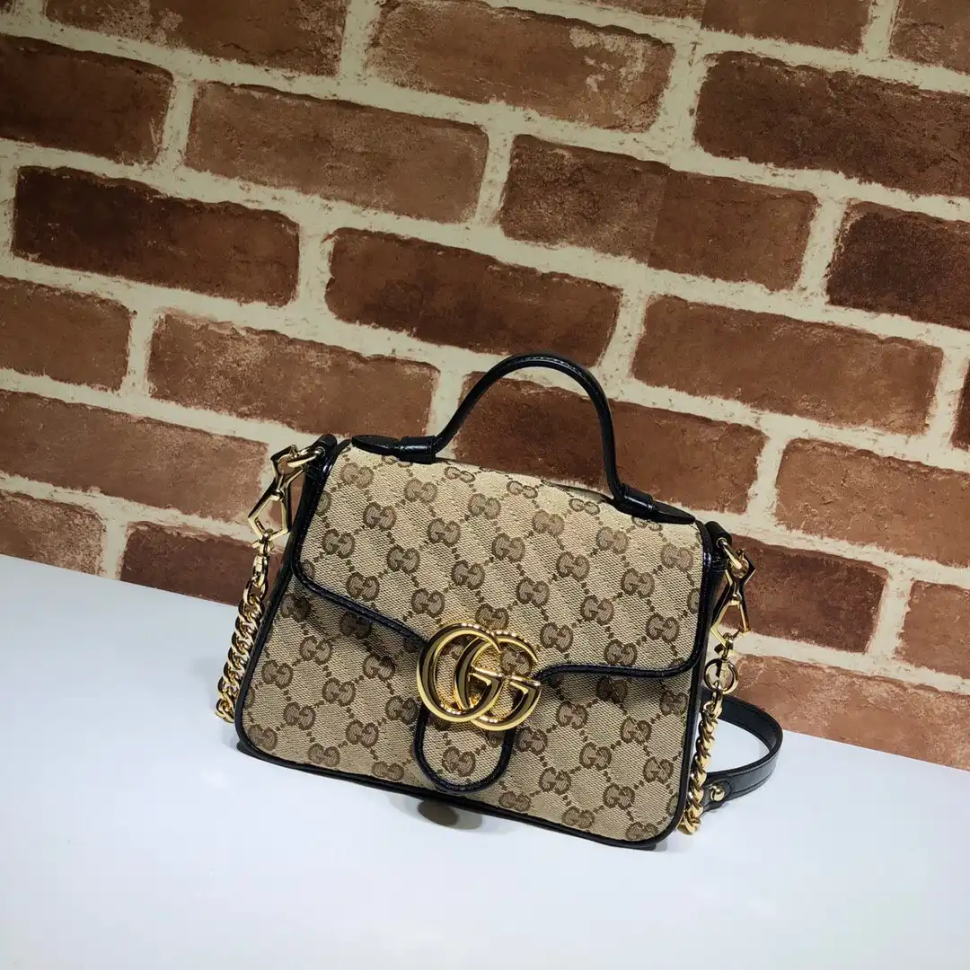 GUCCI GG Marmont mini top handle bag