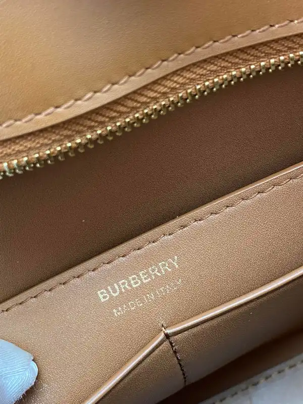 First bag ru BURBERRY Leather TB Shoulder Bag