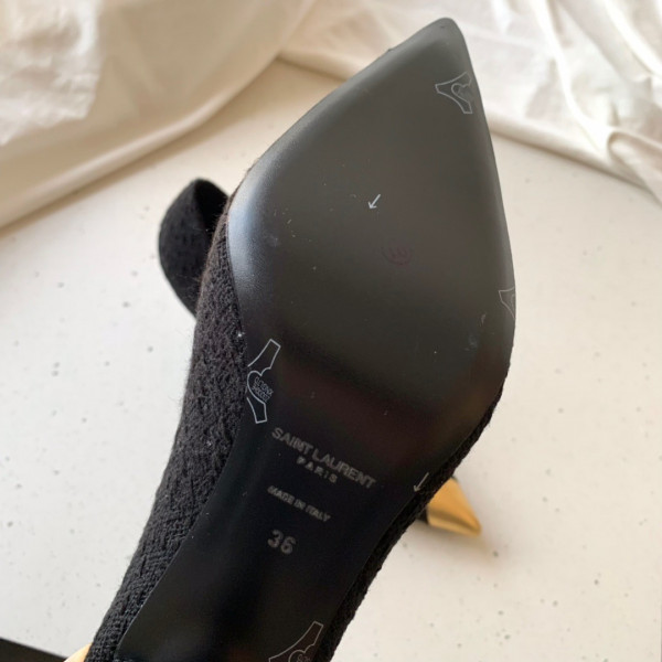 HOT SALE YSL VESPER POINTES-TOE PUMPS