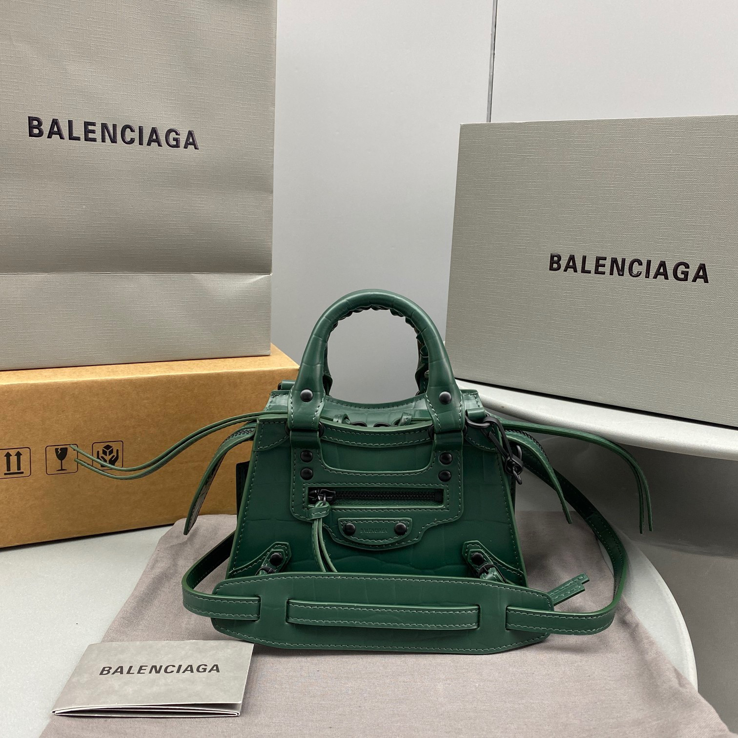 HOT SALE BALENCIAGA NEO CLASSIC NANO TOP HANDLE BAG