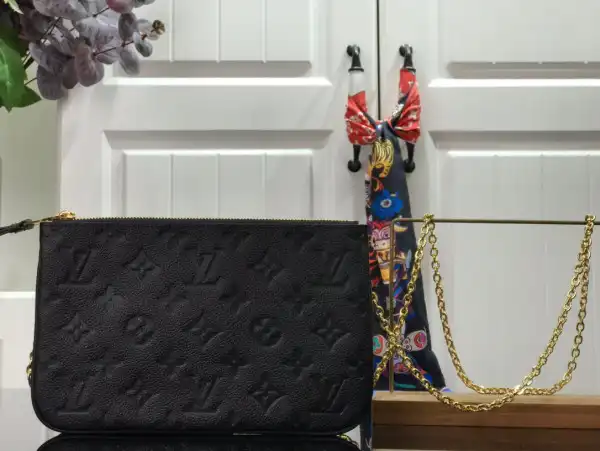 LOUIS VUITTON DOUBLE ZIP POCHETTE