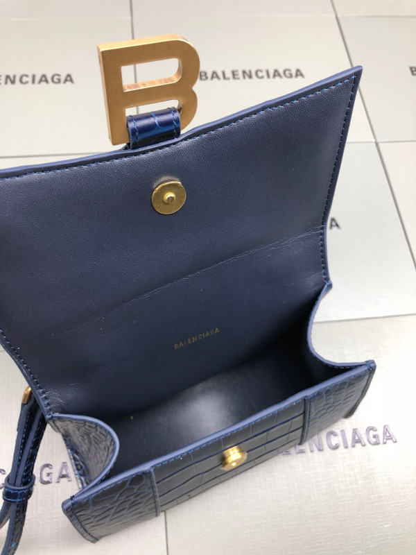 HOT SALE BALENCIAGA HOURGLASS XS TOP HANDLE BAG