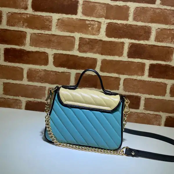 GUCCI GG Marmont Mini Top Handle Bag