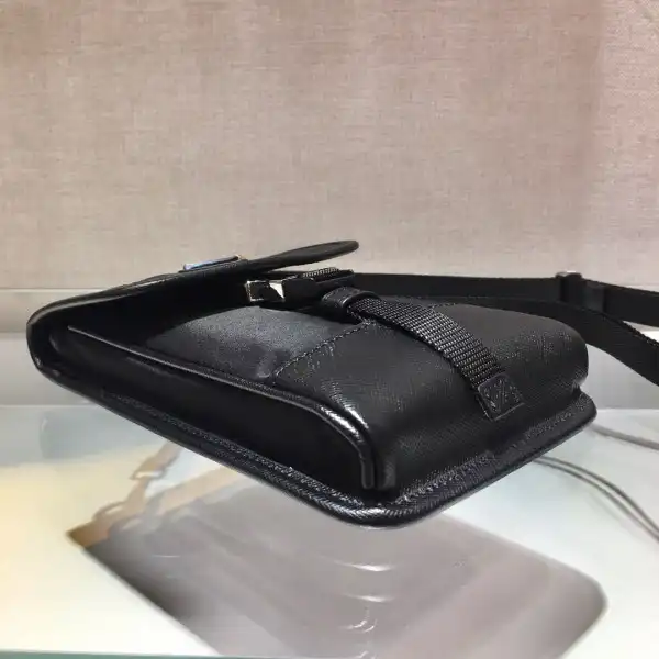 PRADA Nylon and Saffiano Leather Smartphone Case