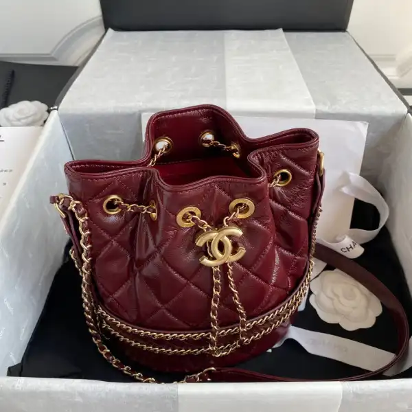 CHANEL LARGE DRAWSTRING BAG