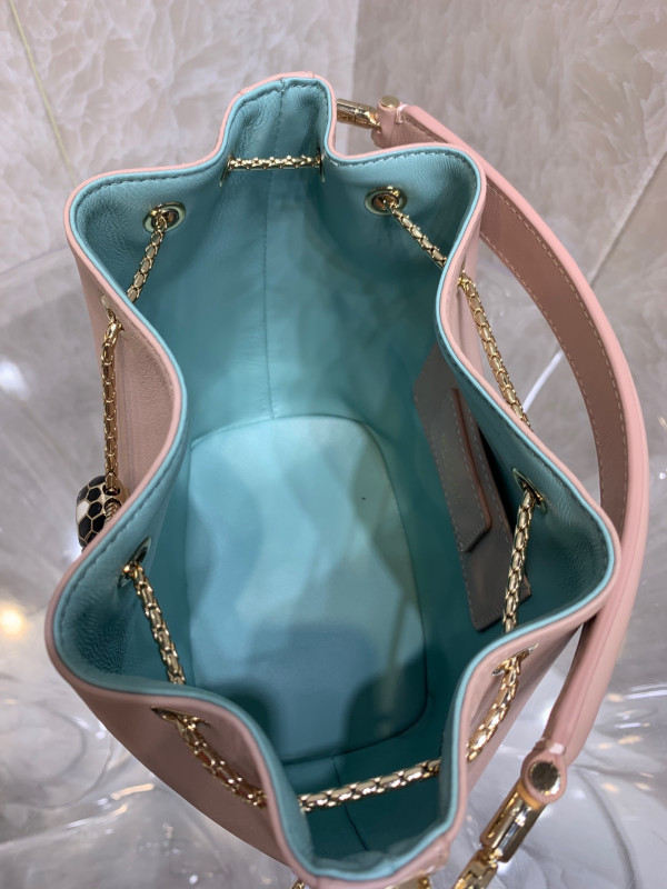 [FREE SHIPPING] BVLGARI SERPENTI FOREVER BUCKET BAG