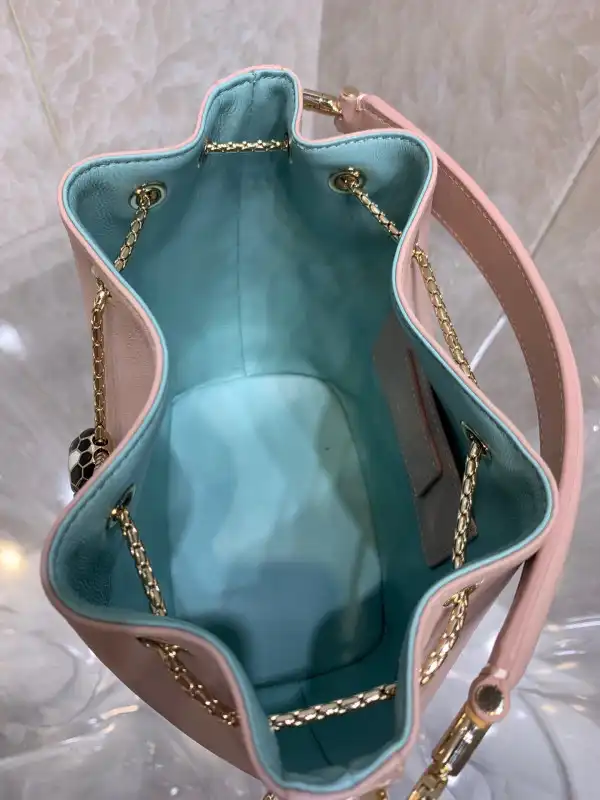 First Bag Ru BVLGARI SERPENTI FOREVER BUCKET BAG