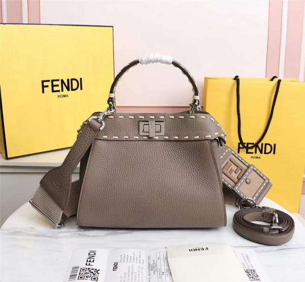 HOT SALE FENDI PEEKABOO MINI BAG-18-23-11cm