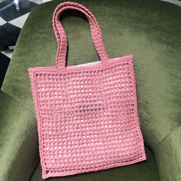 HOT SALE Prada Raffia tote bag