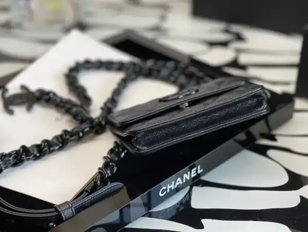 CHANEL BELT FLAP CARD HOLDER