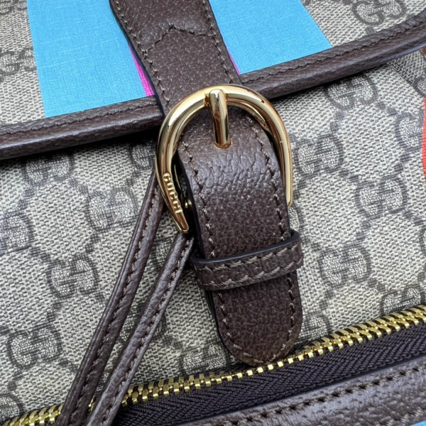 [FREE SHIPPING] Gucci Backpack with Interlocking G