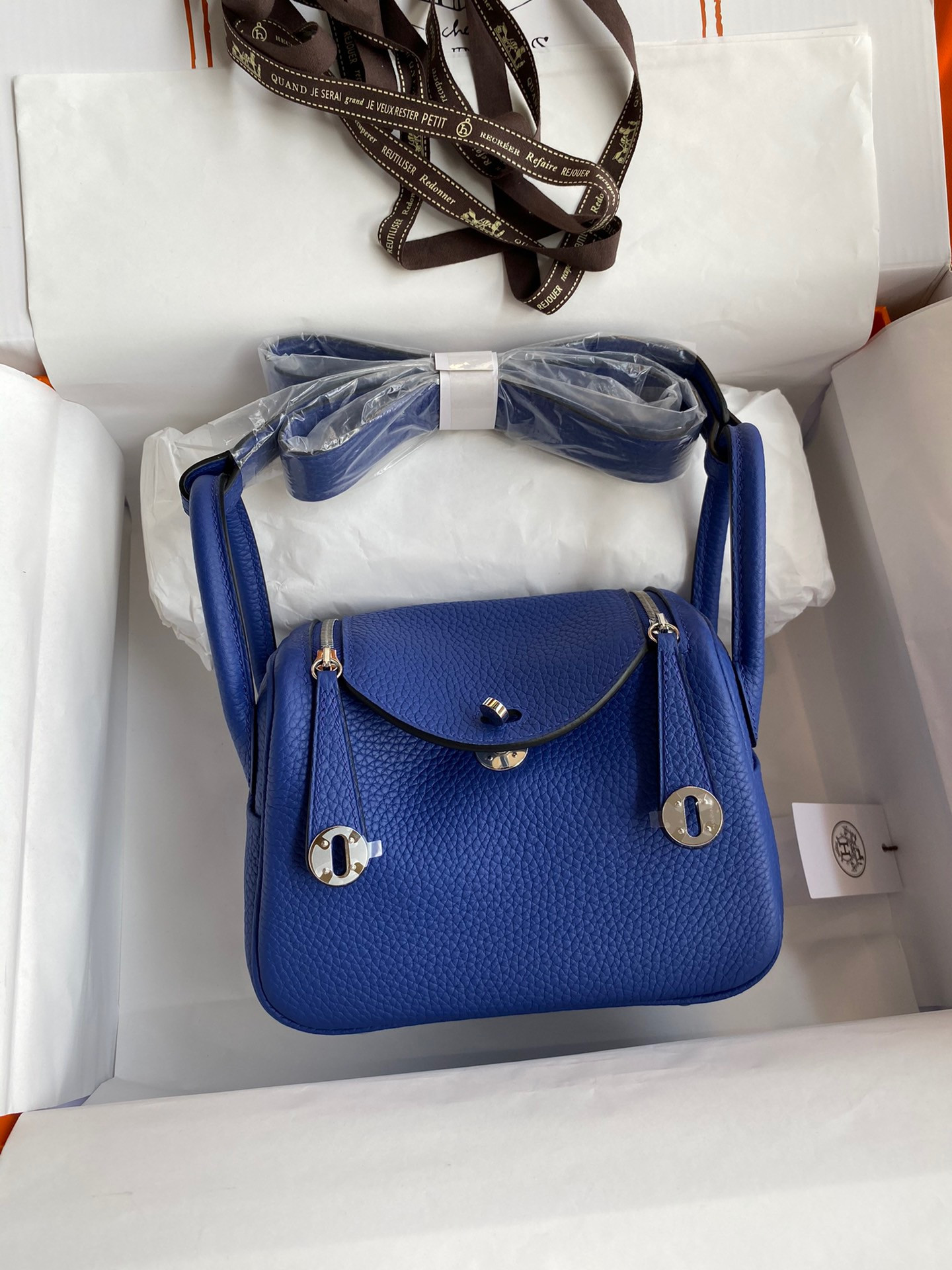 HOT SALE HERMES LINDY MINI HANDMADE