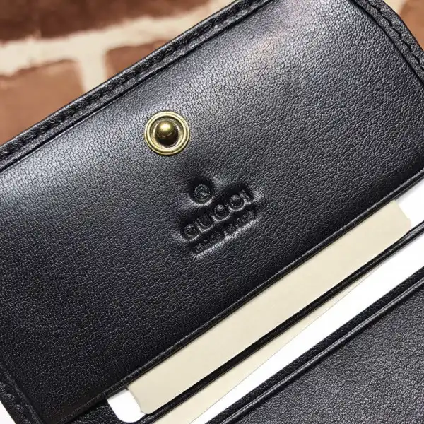 Affordable GUCCI GG Marmont card case wallet