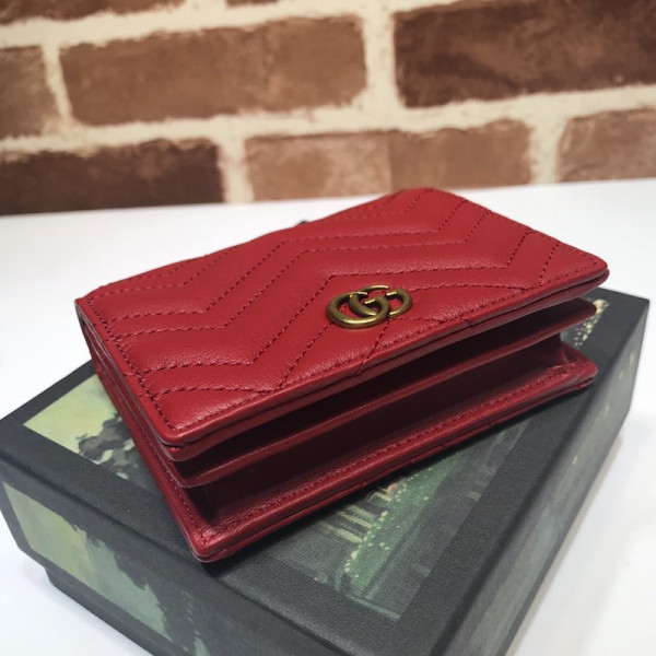 HOT SALE GUCCI GG Marmont card case wallet