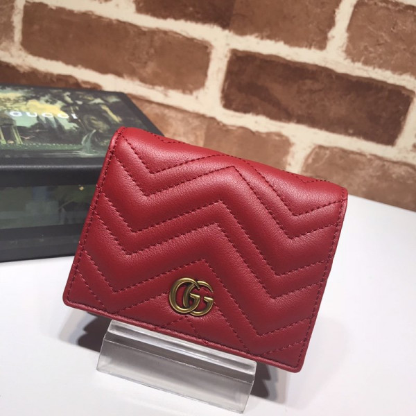 HOT SALE GUCCI GG Marmont card case wallet