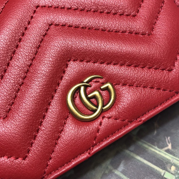 HOT SALE GUCCI GG Marmont card case wallet