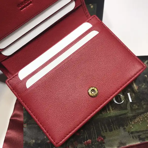 Affordable GUCCI GG Marmont card case wallet