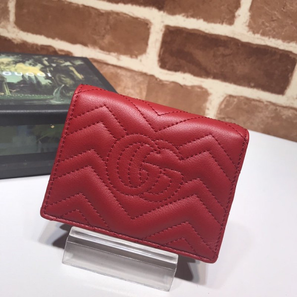 HOT SALE GUCCI GG Marmont card case wallet