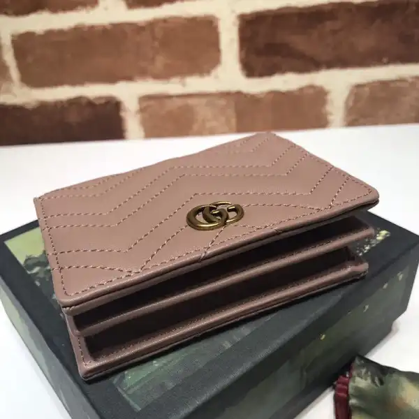 Affordable GUCCI GG Marmont card case wallet