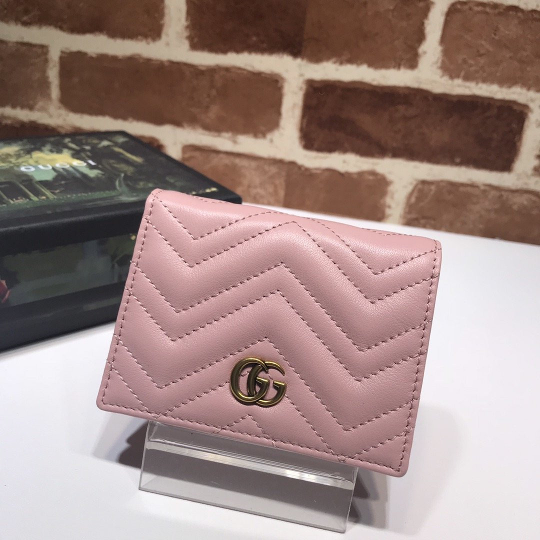 HOT SALE GUCCI GG Marmont card case wallet