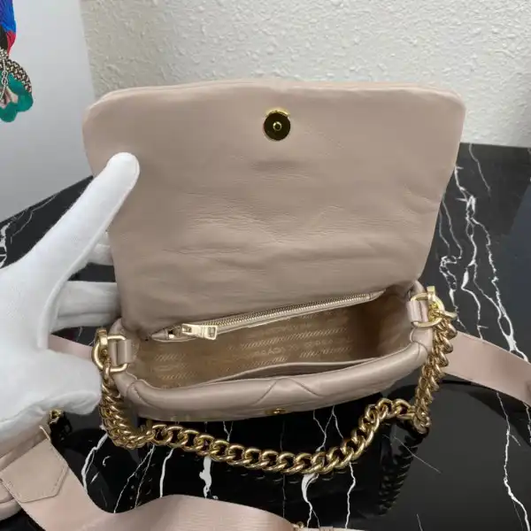 First bag ru PRADA System nappa leather patchwork bag