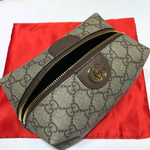 HOT SALE GUCCI Ophidia GG cosmetic case