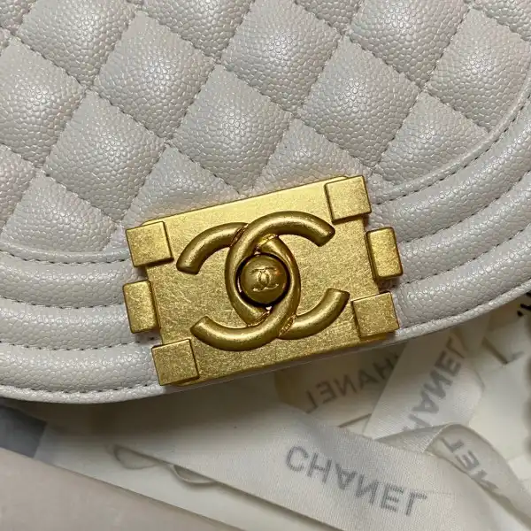 CHANEL SMALL BOY MESSENGER BAG