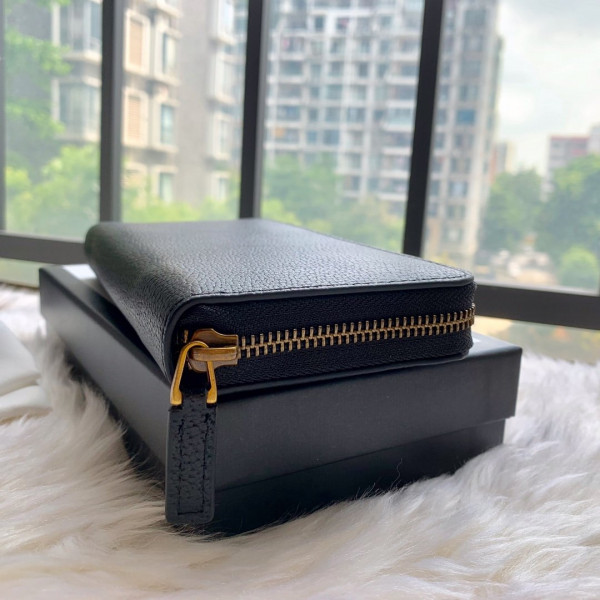 HOT SALE GUCCI LEATHER ZIP AROUND WALLET