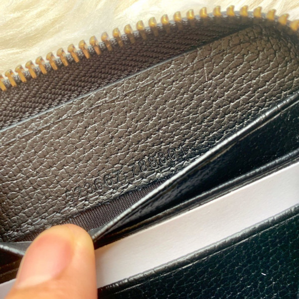 HOT SALE GUCCI LEATHER ZIP AROUND WALLET