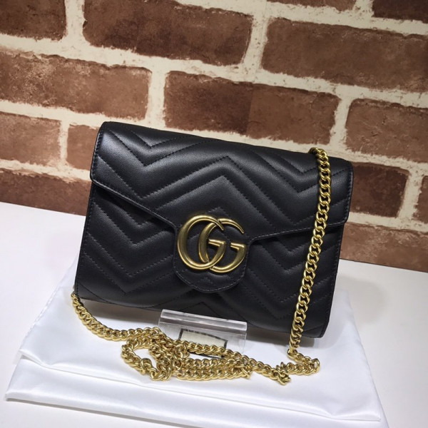 HOT SALE GUCCI GG MARMONT CHAIN WALLET