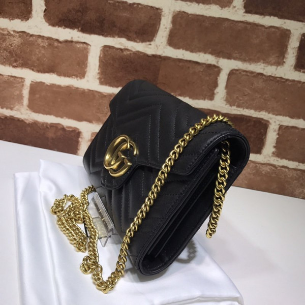 HOT SALE GUCCI GG MARMONT CHAIN WALLET