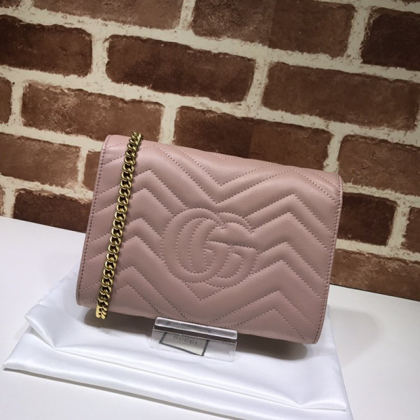 HOT SALE GUCCI GG MARMONT CHAIN WALLET