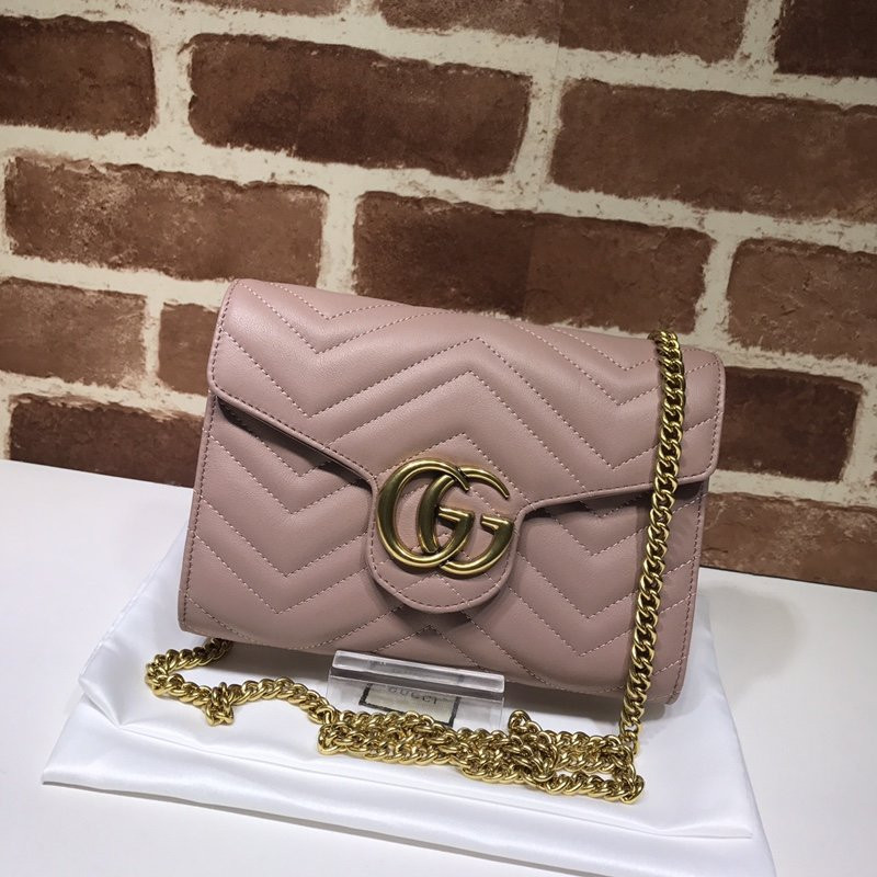 HOT SALE GUCCI GG MARMONT CHAIN WALLET