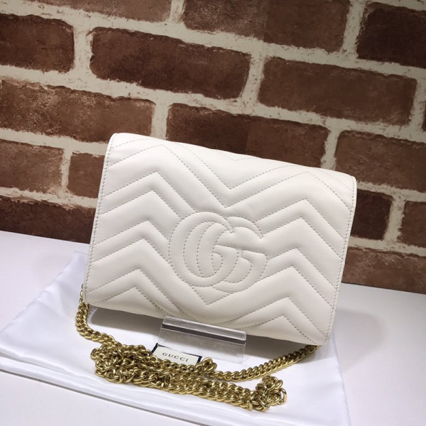 HOT SALE GUCCI GG MARMONT CHAIN WALLET