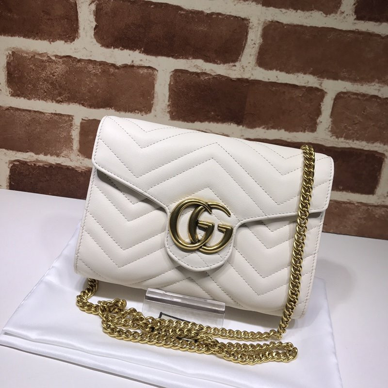 HOT SALE GUCCI GG MARMONT CHAIN WALLET