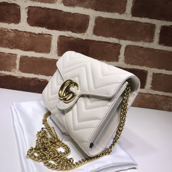 HOT SALE GUCCI GG MARMONT CHAIN WALLET