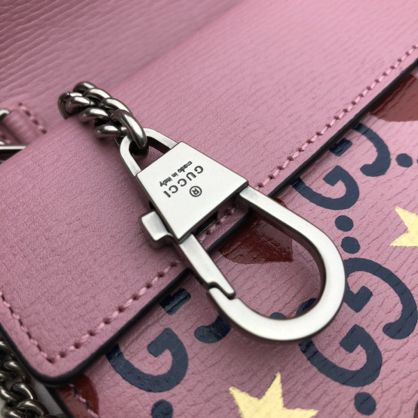 HOT SALE GUCCI Valentine's Day Limited Edition Dionysus leather super mini bag