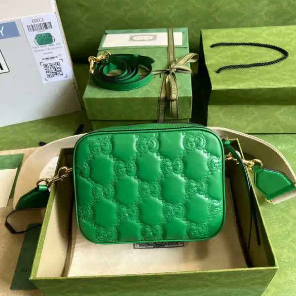 Gucci GG matelassé leather shoulder bag