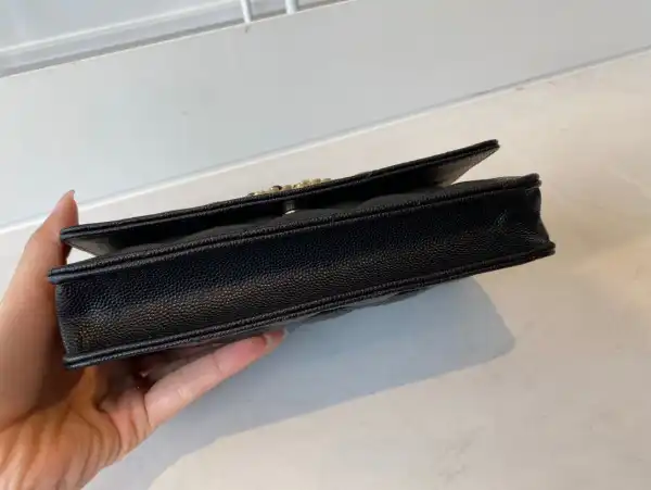 Affordable CL CHAIN WALLET CAVIAR