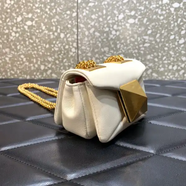 VALENTINO ONE STUD MICRO BAG WITH CHAIN